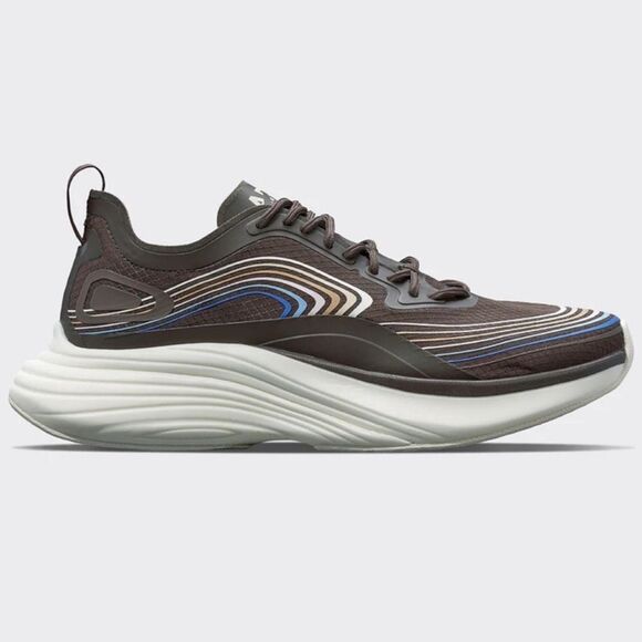 APL Women's Streamline Sneaker in Chocolate/Cobalt/Multi. Size 7. New in Box! - Picture 1 of 15